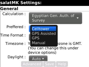 SalatMK 1 7 Aplikasi Blackberry Gratis untuk Mengingatkan Waktu Sholat blackberry aplikasi 