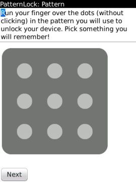 screenshot05 Tips: Amankan BlackBerry dengan Kunci Pola Layar tips guide