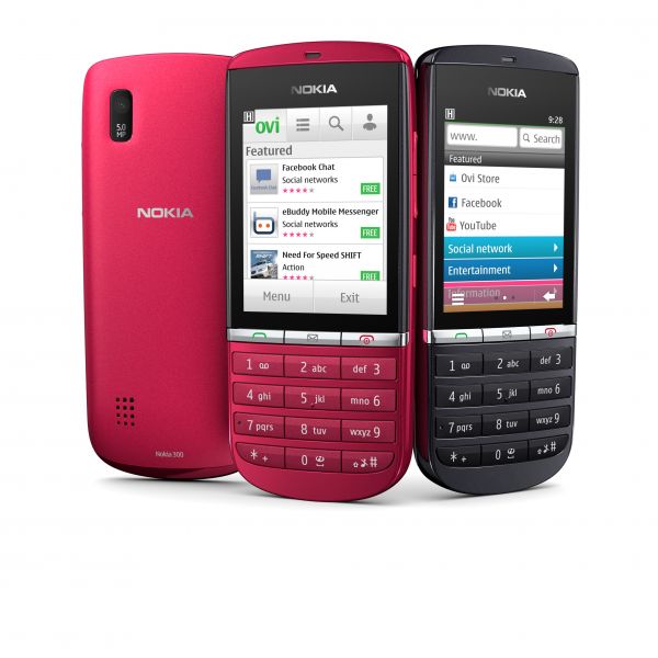 Nokia Asha 300 Nokia Asha 300 dan Nokia Asha 303, S40 dengan Prosessor 1GHZ dan Layar Sentuh mobile gadget