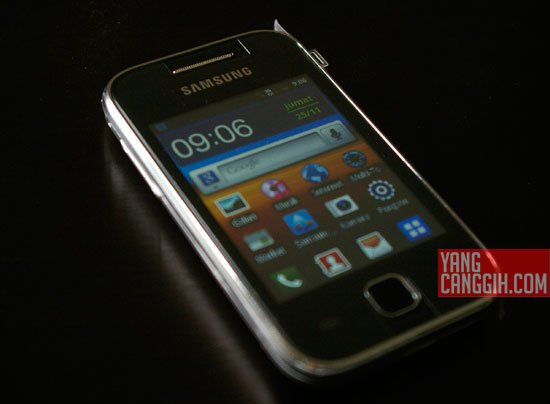 Samsung Galaxy Y desain Review: Samsung Galaxy Y CDMA (SCH i509) smartphone review mobile gadget 