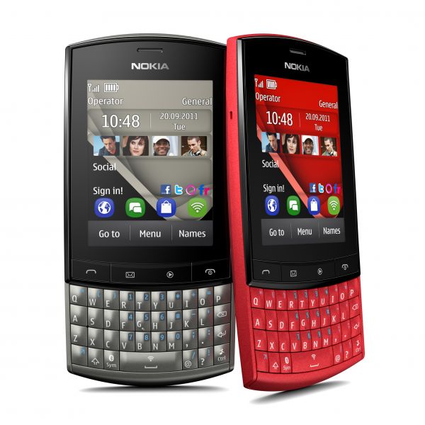 Nokia Asha 303 Rekomendasi 12 Ponsel Sambut Tahun Baru 2012 mobile gadget