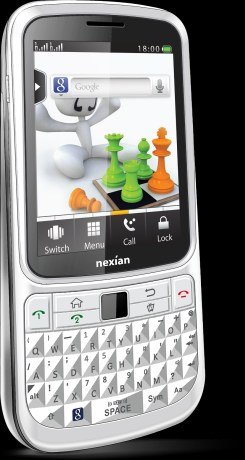 nexian Touch Type Putih S Nexian NX G790: Padukan Layar Sentuh dan QWERTY mobile gadget