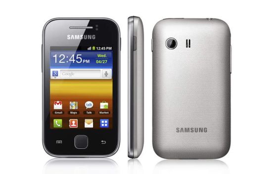 samsung galaxy y Rekomendasi 12 Ponsel Sambut Tahun Baru 2012 smartphone ponsel pilihan panduan belanja mobile gadget 
