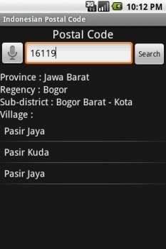 IPC3 Indonesian Postal Code: Pencari Kode Pos di Android android