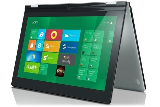 lenovo ideapad yoga [CES 2012] Lenovo IdeaPad Yoga: Mengusung KonsepTablet Sekaligus Ultrabook komputer