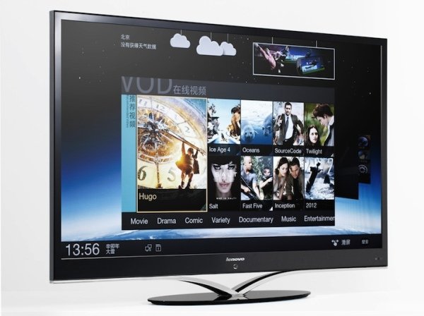 lenovo k91 [CES 2012] Lenovo K91 : LED TV 55” Pakai Android 4 OS visual news home gadget 