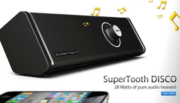 supertooth gg [CES 2012] SuperTooth Disco: Speaker Bluetooth dengan Bass Prima news mobile gadget audio video aksesoris gadget 