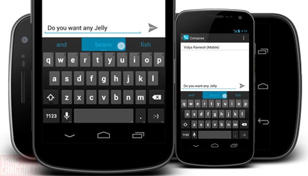 jellybeankeyboard Mengenal Lebih Jauh Si Manis Android  4.1 Jelly Bean news android 
