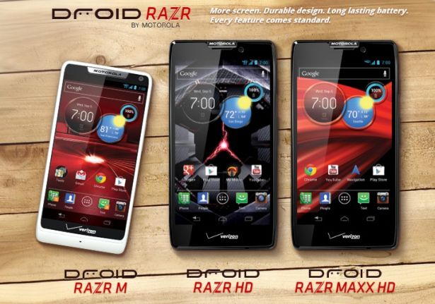 trio razr Motorola Droid M, RAZR HD & Maxx HD: Bodi Tipis, Layar Lebar, Baterai Tahan Lama smartphone news mobile gadget 