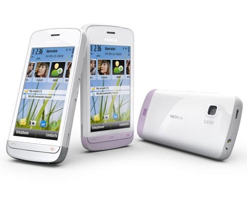 Nokia C5 03 White lores