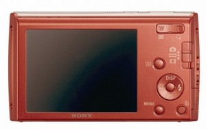 Sony Cyber shot DSC W510 digital camera back