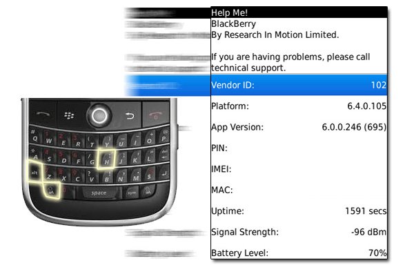Blackberry OS 6.1 hidden function 01