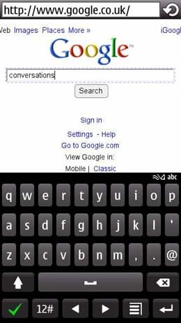Detail Tampilan Browser di Symbian Anna 21 Browser Symbian Anna 03