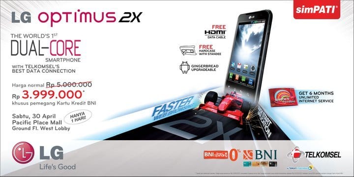 Promo LG Optimus 2X 30 April 2011