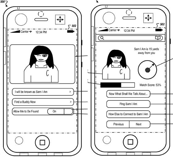 Apple Patent Social Networking