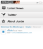 Justin Beiber Blackberry App 02
