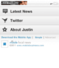 Justin Beiber Blackberry App 02