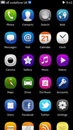 Nokia N9 Security Menu 1