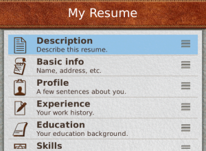 Pocket Resume 1
