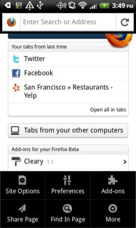 Firefox for Android 3