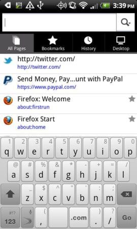 Firefox for Android 5