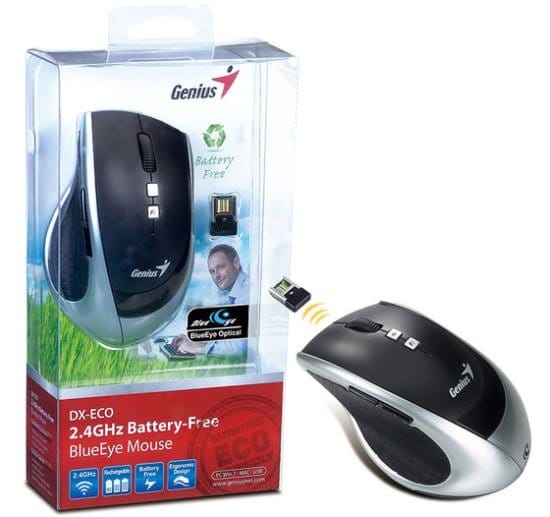 Genius Battery-Free Wireless Mouse: Tetikus Nirkabel Ramping Bermata Biru 28 Genius Wireless Mouse