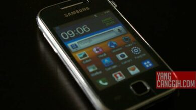 Samsung Galaxy Y desain