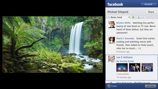 Sony Internet TV: Update Firmware untuk Fitur Social Media Lebih Baik 21 Facebook BRAVIA