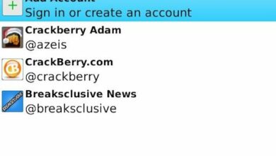 Setting Multiple Account Twitter for Blackberry 4