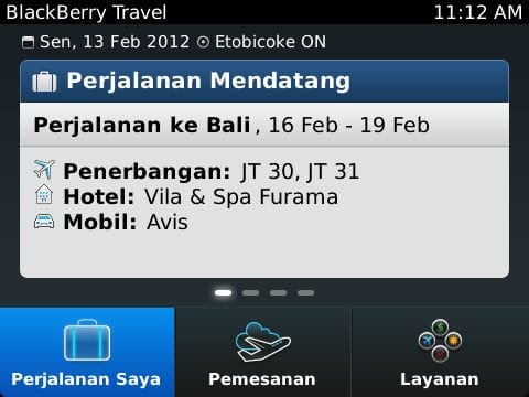 Blackberry Travel App 2