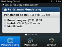 Blackberry Travel App 7
