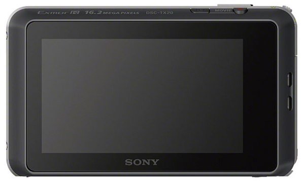 Sony Cybershot tx20 back
