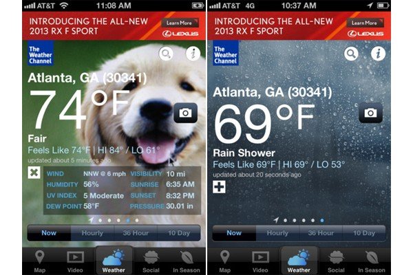 weather channel ios 1