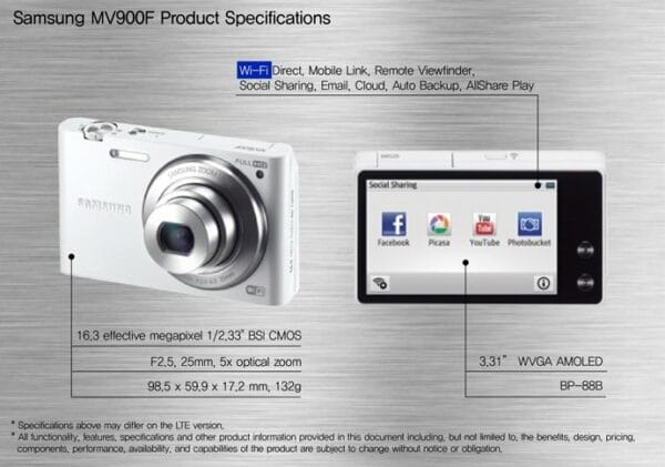 Samsung MV900F 1
