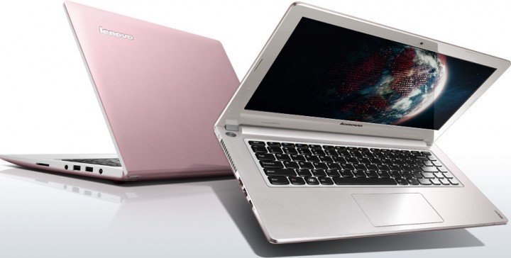 IdeaPad S300 Laptop PC Pink Front Back View 7L 940x475