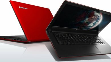 IdeaPad S400 Laptop PC Red Front Back View 7L 940x475