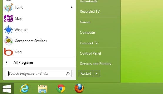 Tips: Memunculkan Kembali Tombol Start di Desktop Windows 8 24 start8