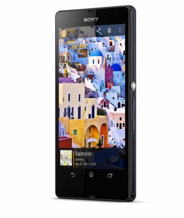 Sony Xperia Z Santorini screen