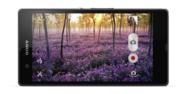sony Xperia Z camera UI