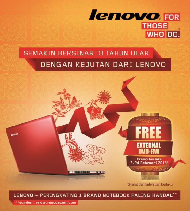 Lenovo Rayakan Imlek 2013 Dengan Bagi-Bagi Hadiah 26 Lenovo Imlek 2013 promo 1