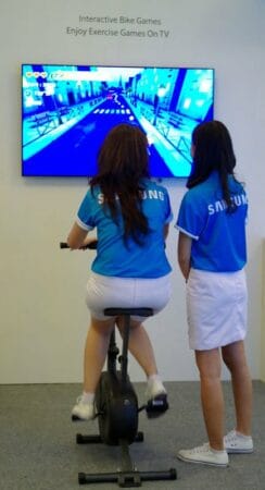 samsung tv bike samsung tv bike