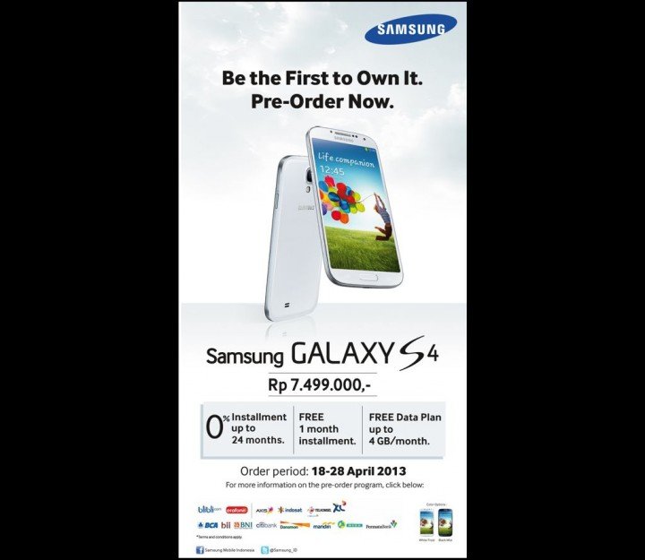 Samsung Indonesia - GALAXY S4 Pre-Order
