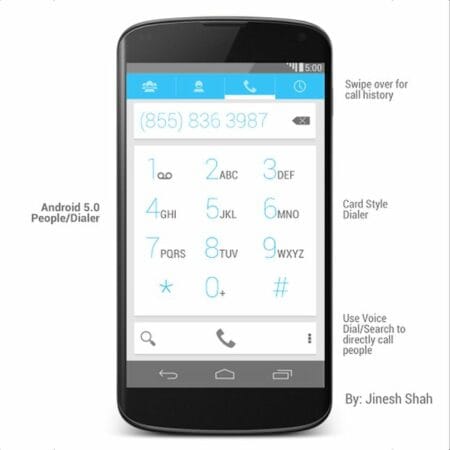 Android 5.0 Dialer Android 5.0 Dialer