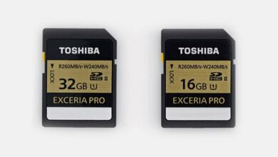 Toshiba Exceria Pro SDHC card 1