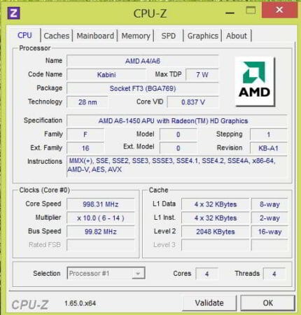 Acer V5 Mini cpuz Acer V5 Mini cpuz