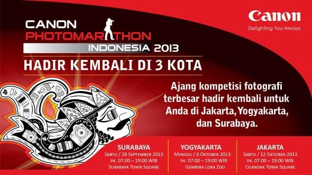Canon PhotoMarathon Indonesia 2013 Kembali Digelar Di 3 Kota 29 Logo CPMI 2013