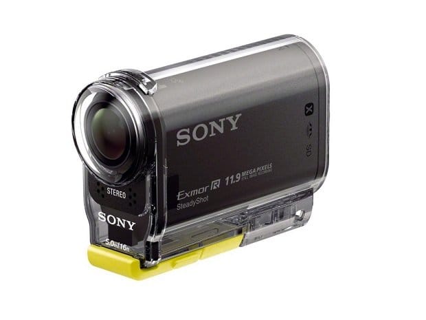 Sony HDR AS30V with waterproof housing