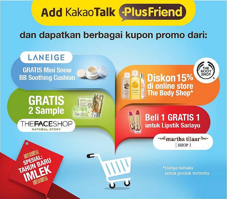 Jelang Imlek, KakaoTalk Tawarkan Potongan Harga dan Aneka Produk Gratis 21 kakaotalk beauty