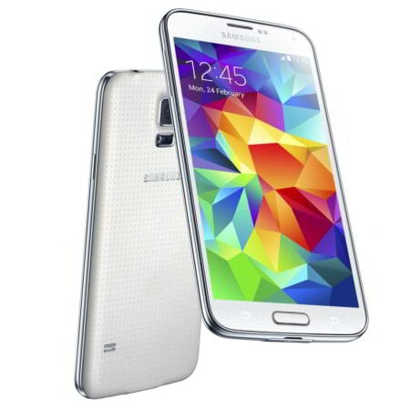 samsung SM G900F shimmery WHITE 01