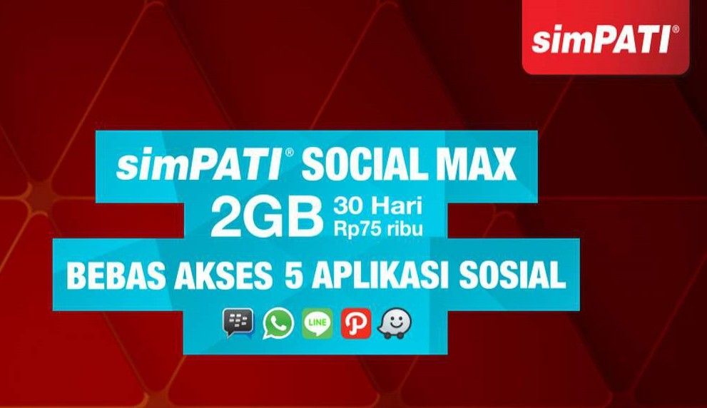 Simpati Social Max: Beri Akses Gratis ke 5 Aplikasi Jejaring Sosial 40 simpati social max 2